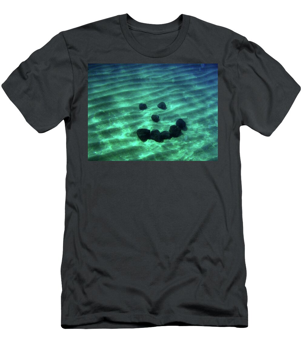 A Smiley Face Formed By Large Boulders Elyse Butler T-Shirt