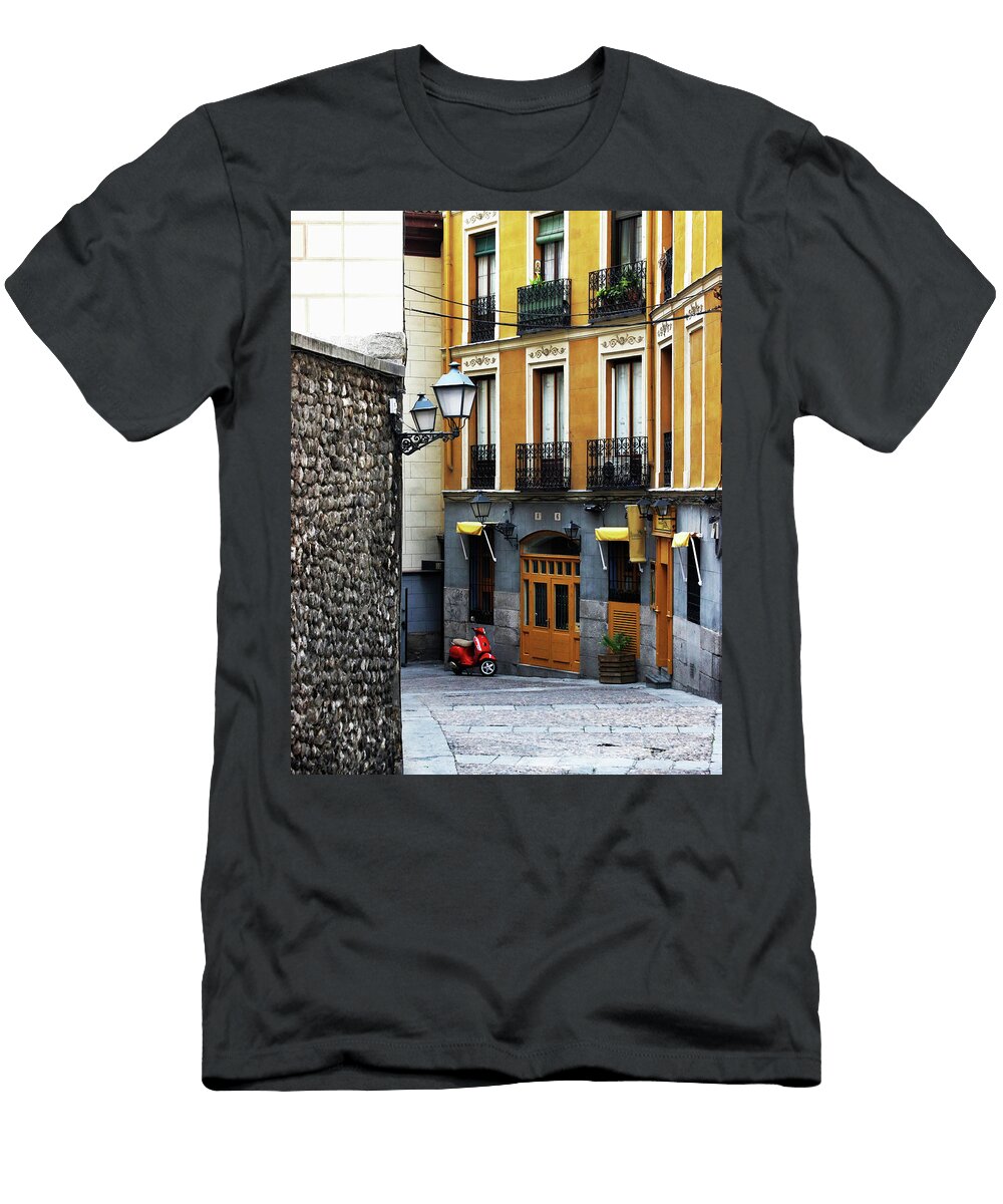 A Street in Madrid John a Royston T-Shirt