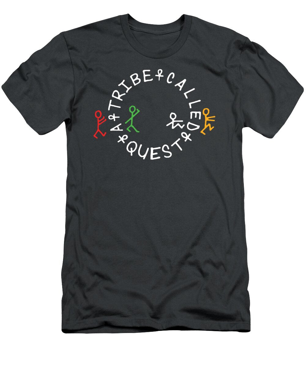 A Tribe Called Quest Official Circle Logo Grey Muhmma Irha T-Shirt