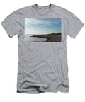 A Vintage Motorhome Parked Next to a Beautiful Cove on the Mediterranean Coast Miguel Maso T-Shirt