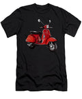Abstract Classic Italian Vespa Scooter White Background 1 Maitea Arcuri T-Shirt