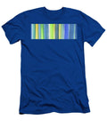Abstract Lines in Blue Yellow Green Ii Irina Sztukowski T-Shirt