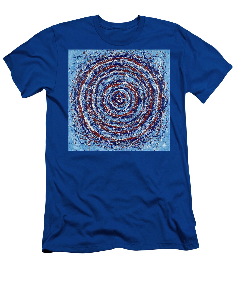 Abstract Splatter Circle John Mccormick T-Shirt