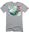 Abstract Vehicle Acura Ilx 2013 Sedan Colorful Car Vibrant Abstract Car Painting Hollie Love T-Shirt