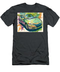Abstract Vehicle Honda Insight 2010 Hatchback Colorful Car Vibrant Green Abstract Car Hollie Love T-Shirt