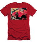 Abstract Vehicle Mazdaspeed3 2007 Hatchback Red Sports Car Vibrant Red Sports Car Art Hollie Love T-Shirt