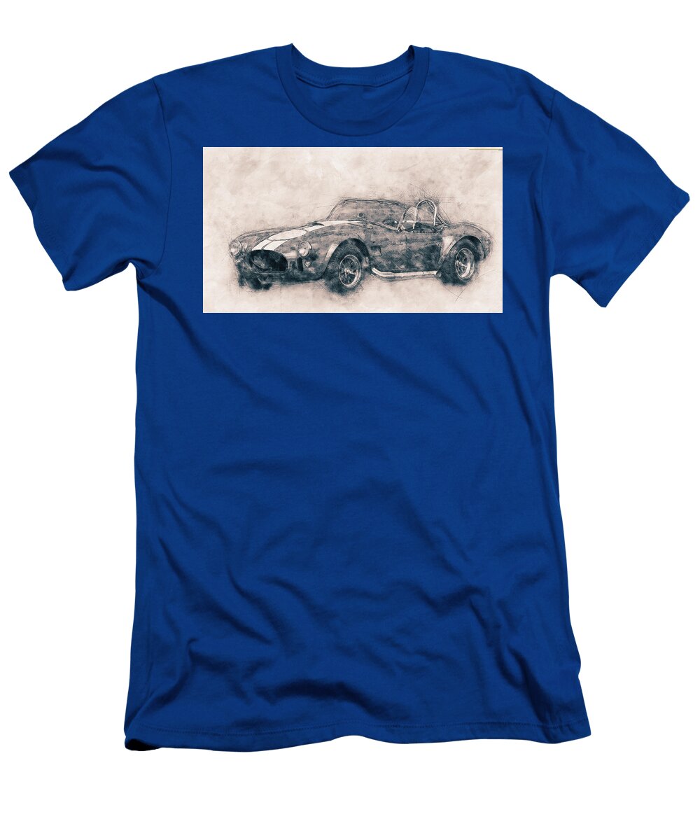 Ac Cobra Shelby Cobra 1 1962s Automotive Art Car Posters Studio Grafiikka T-Shirt
