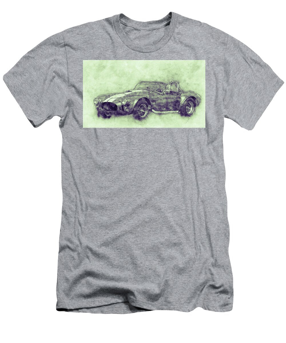 Ac Cobra Shelby Cobra 3 1962s Automotive Art Car Posters Studio Grafiikka T-Shirt