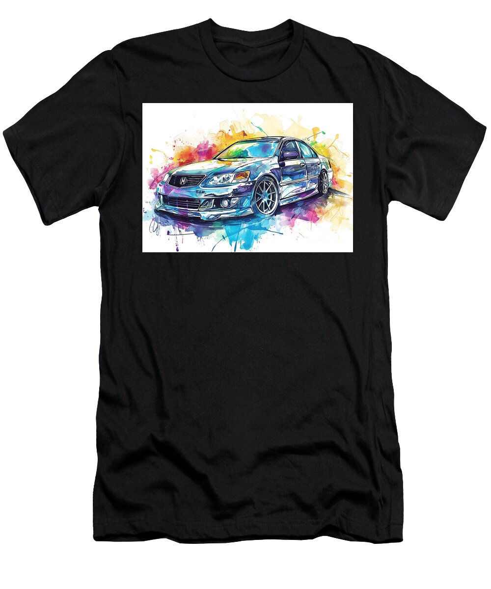 Acura Rl Auto Vibrant Colors Clark Leffler T-Shirt