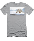 Adult Male Polar Bear Stands At the Ice Edge in Svalbard Jane Rix T-Shirt