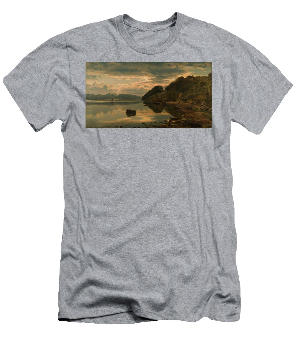 Aftenstemning Skogsfjord Mandal Amaldus Nielsen Norwegian T-Shirt