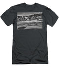Afternoon Shadows Over the Dunes At Great Sand Dunes Black and White Adam Jewell T-Shirt