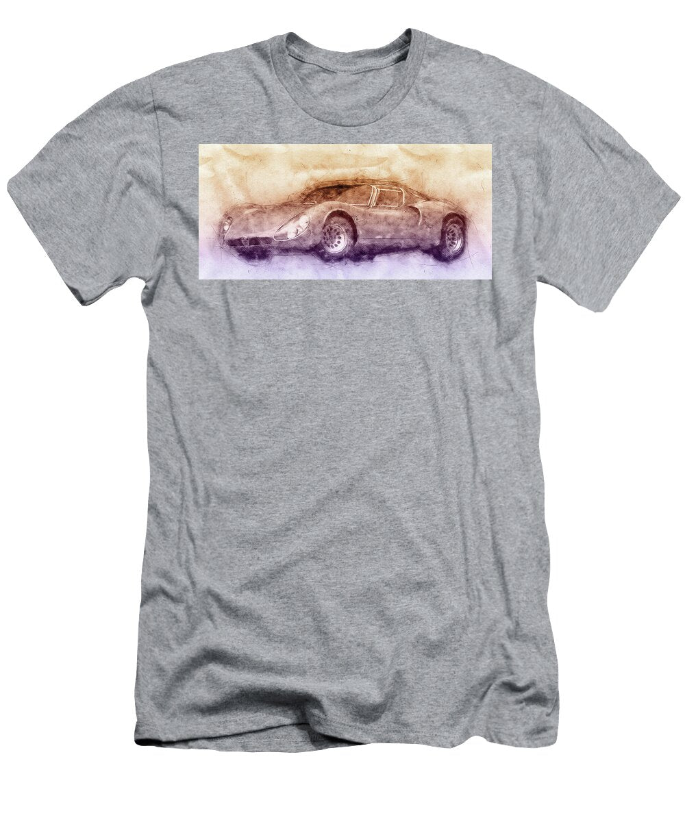 Alfa Romeo 33 Stradale 3 1967 Automotive Art Car Posters Studio Grafiikka T-Shirt