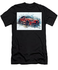 Alfa Romeo Giulia Quadrifoglio Gta Nring Edition Watercolor Abstract Vehicle Clark Leffler T-Shirt
