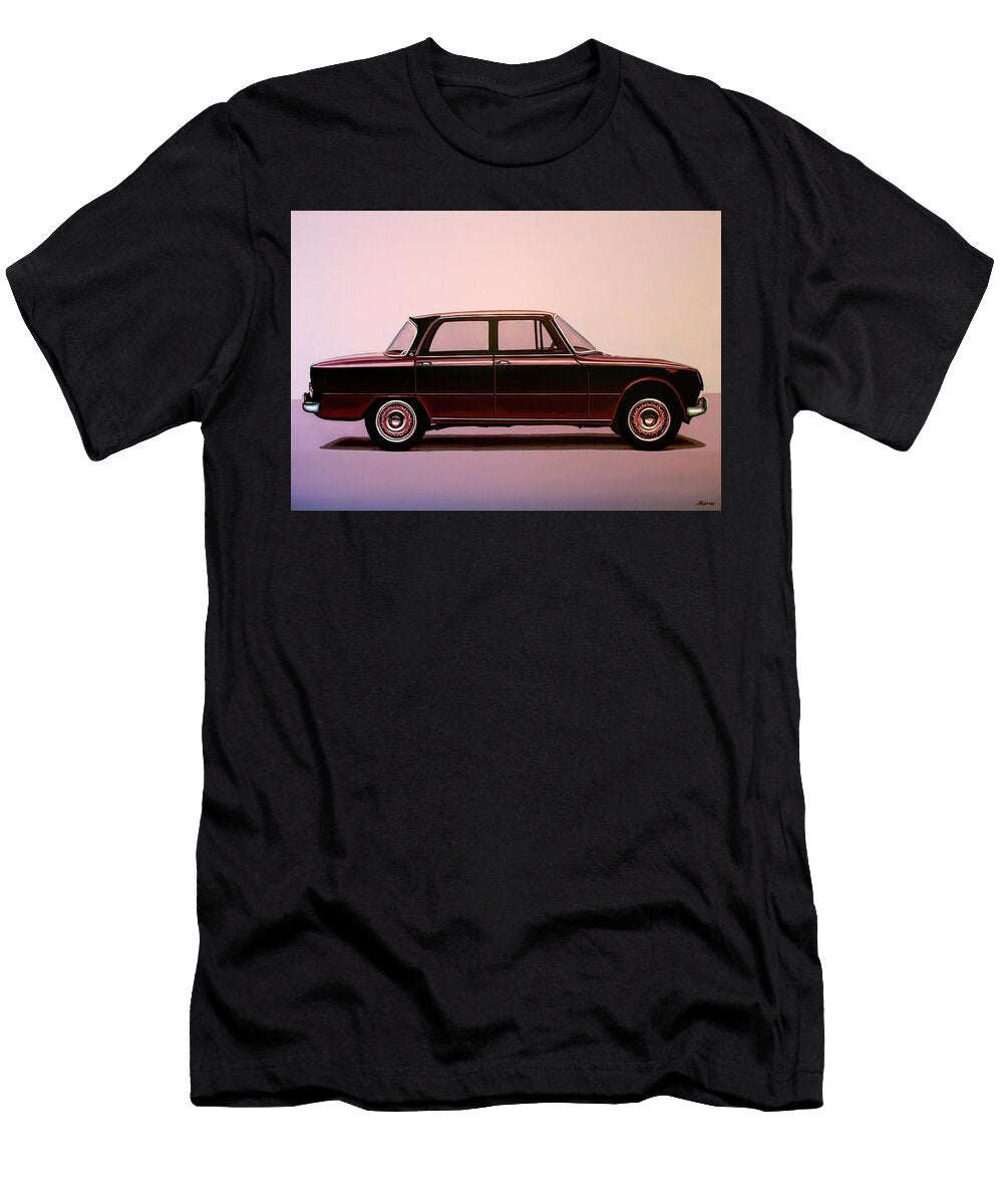 Alfa Romeo Giulia Super 1967 Painting Paul Meijering T-Shirt