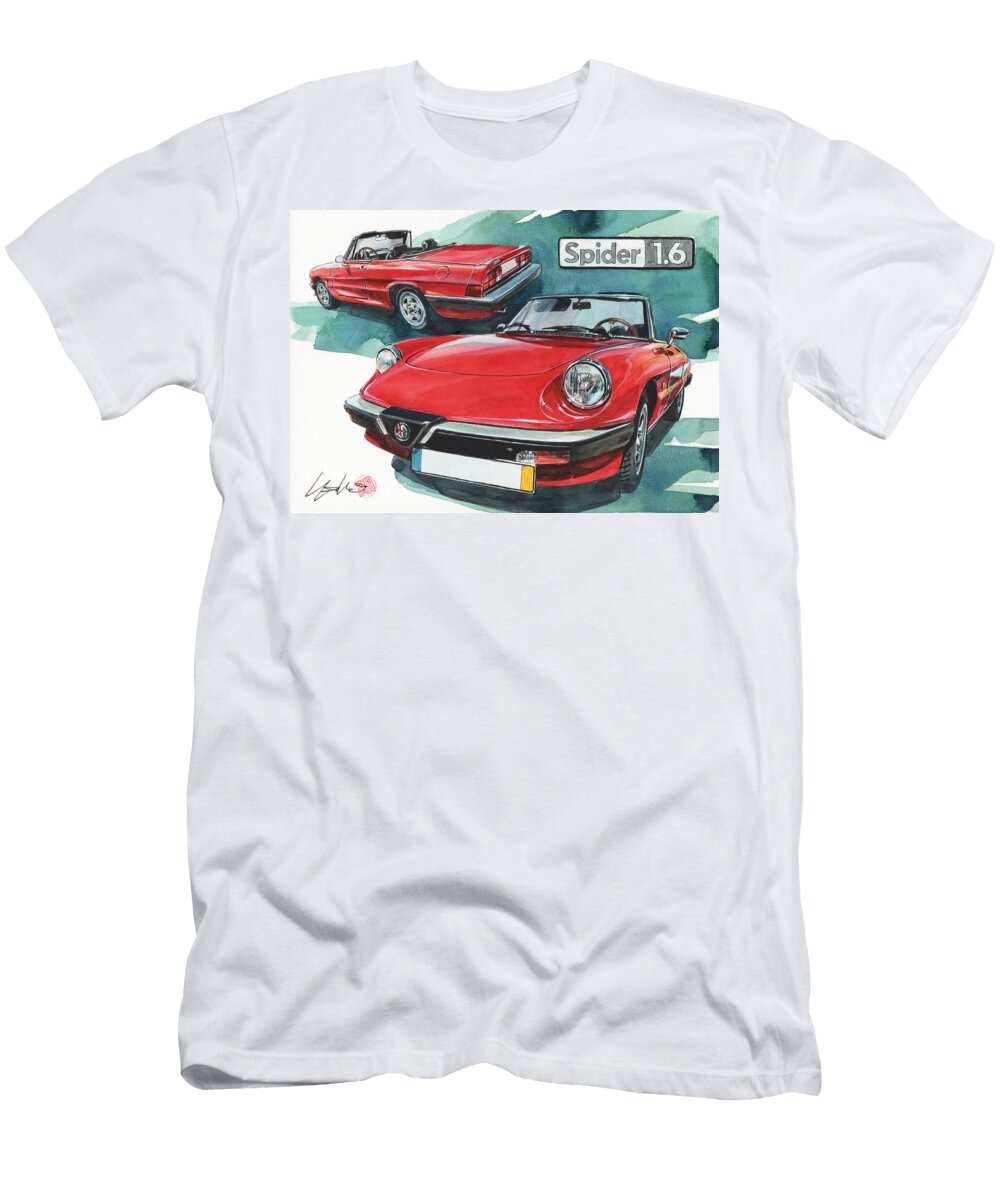 Alfa Romeo Spider Yoshiharu Miyakawa T-Shirt