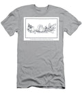 All Three Tumbled to the Ground and Rolled Over and Over B5 Historic Illustrations T-Shirt