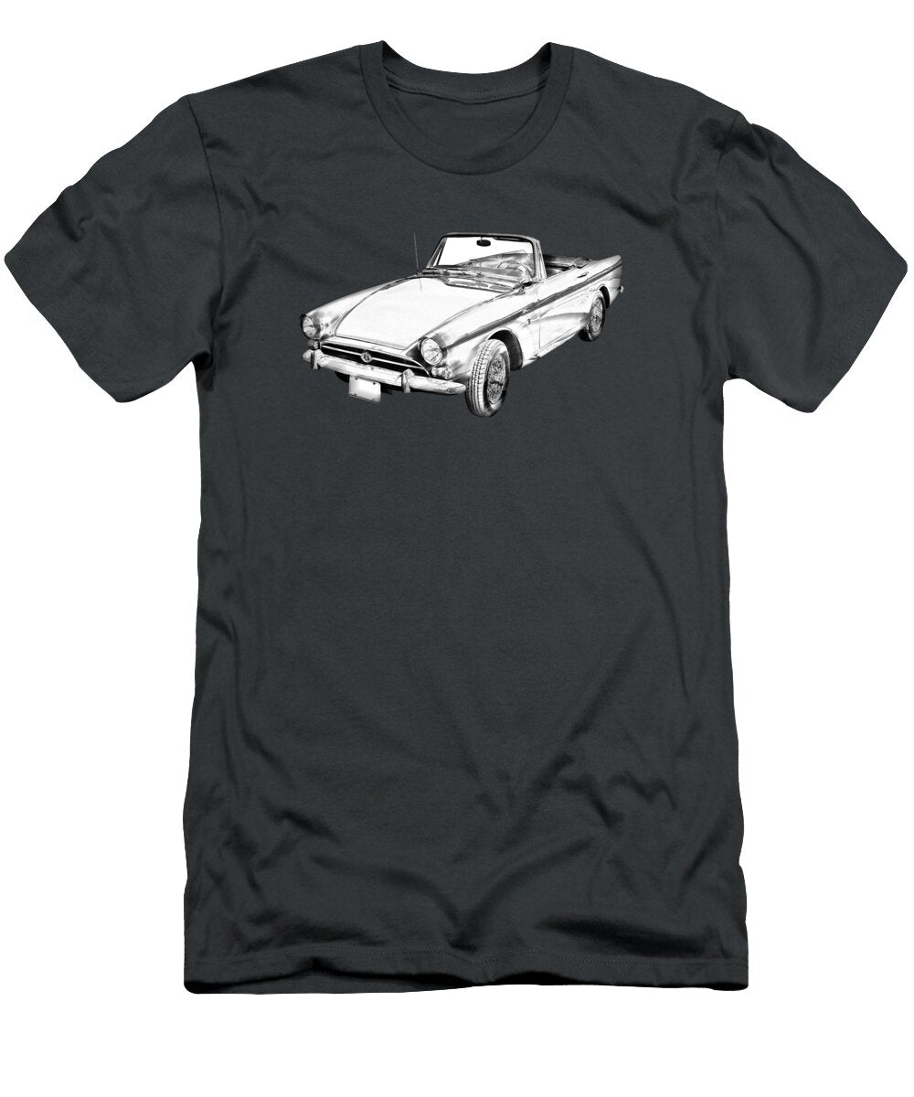 Alpine 5 Sports Car Illustration Keith Webber Jr T-Shirt