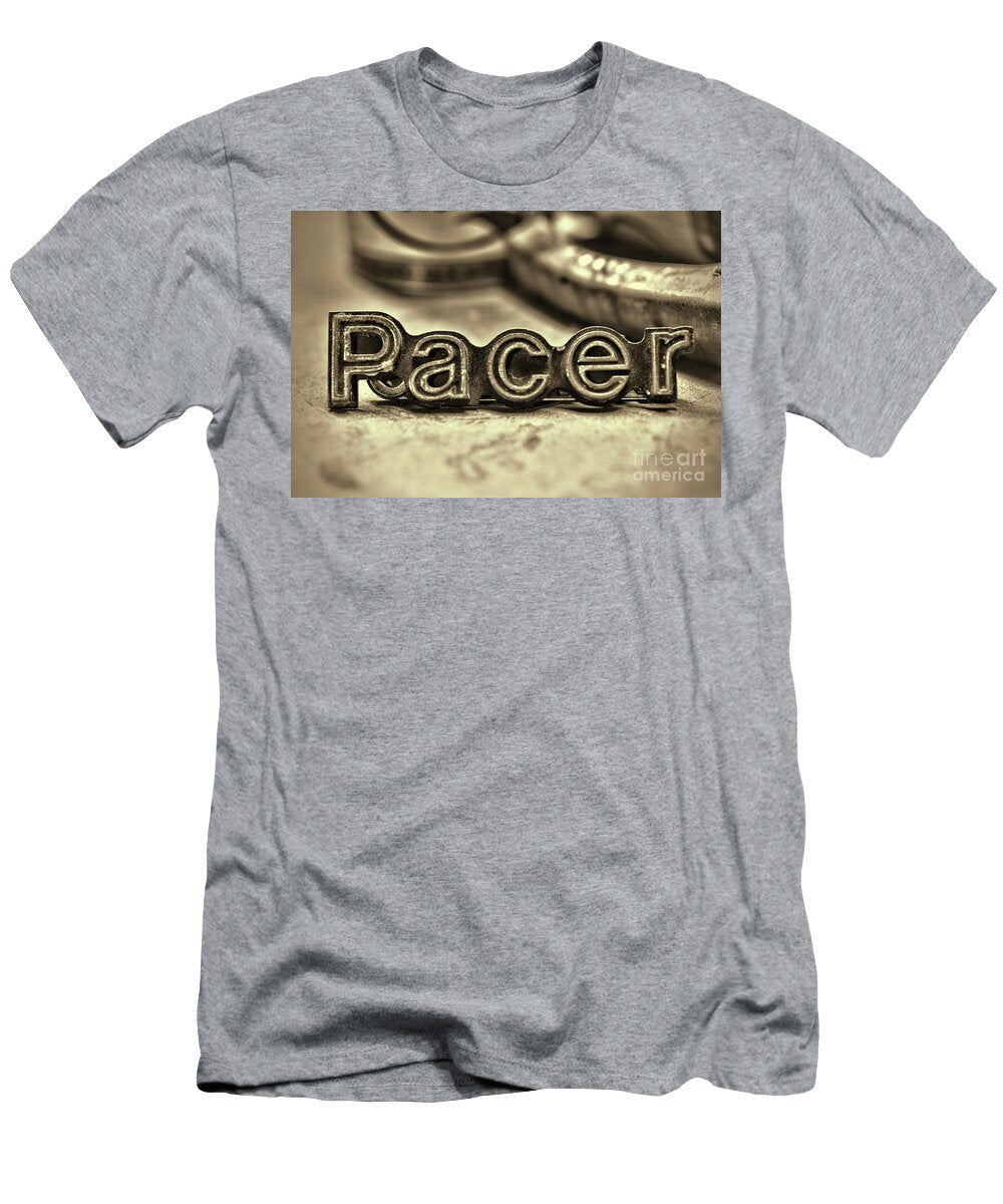 Amc Pacer Car Badge Retro Sepia Paul Ward T-Shirt