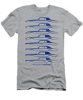 American Bird 5 Blue Silhouettehistory Gabor Vida T-Shirt