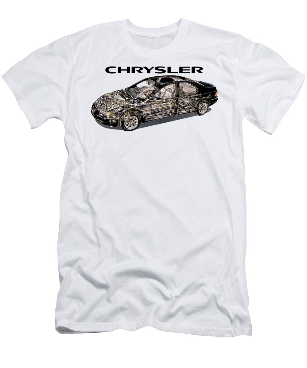 American Classic Sedan Chrysler Cirrus Lxi Cutaway Art Vladyslav Shapovalenko T-Shirt