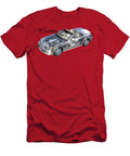 American Luxury 2 Door Roadster Cadillac Xlr with Northstar V8 Engine Cutaway Automotive Art Vladyslav Shapovalenko T-Shirt
