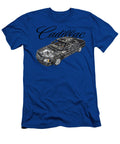 American Luxury 4 Door Sedan Cadillac Dts Touring Sedan with Big V8 Engine Cutaway Automotive Art Vladyslav Shapovalenko T-Shirt