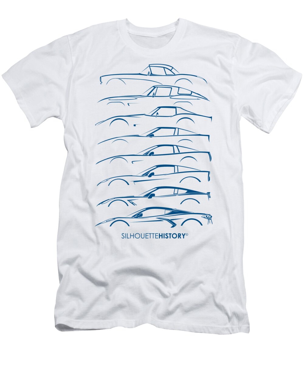 American Sports Car 8g Silhouettehistory Gaborr Vida T-Shirt