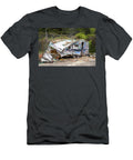 An Abandoned Destroyed Camping Van Near the City Cres Stefan Rotter T-Shirt