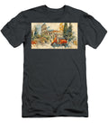 Ancient Architecture Vintage Scooter Rome Italian Landscape Elmer Powers T-Shirt
