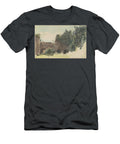 Ancient Roman Ruins Overgrown with Trees and Bushes Art Johann Gottfried Klinsky German T-Shirt