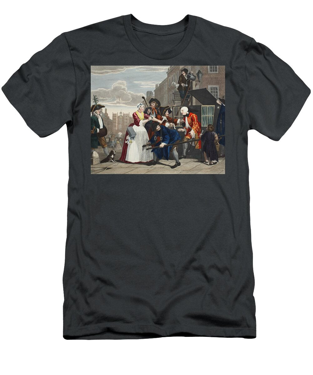 Arrested for Debt Plate V From a Rakes William Hogarth T-Shirt