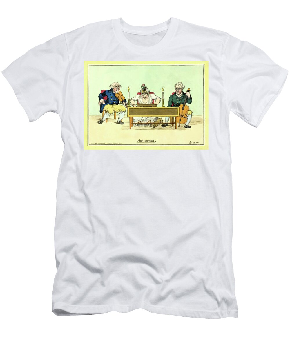 Ars Musica 1800 Digital Remastered James Gillray T-Shirt