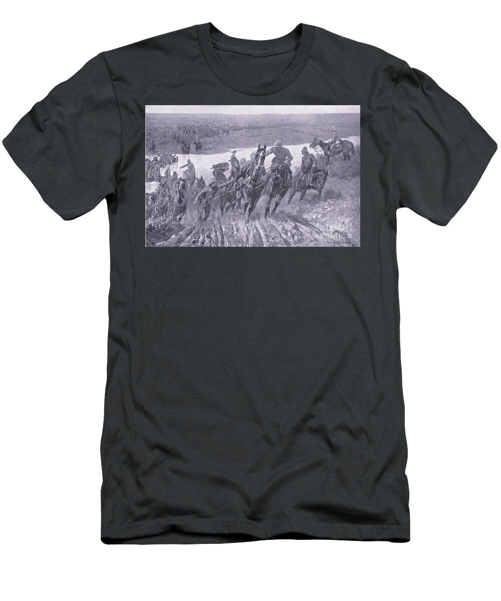 Artillery Fording the Caledon At Karreepoort Drift Illustration From After Pretoria the Guerilla War 1902 John Charlton T-Shirt