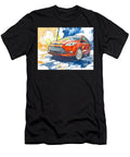 Artistic Vehicle Ford C Max Hybrid 2013 Hatchback Red Car Vibrant Red Car Illustration Hollie Love T-Shirt