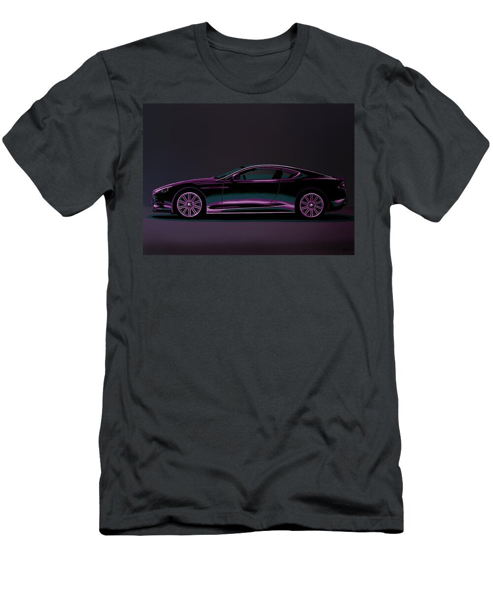 Aston Martin Dbs V12 Painting Paul Meijering T-Shirt
