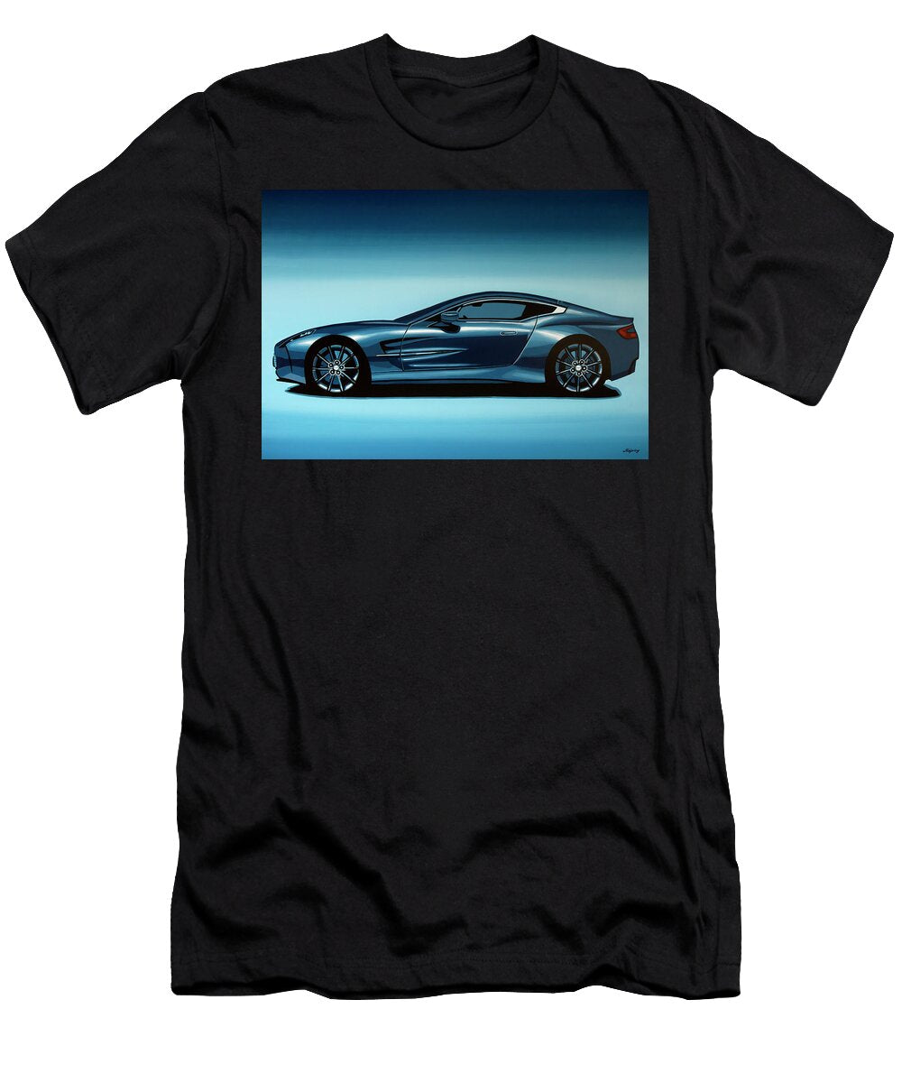 Aston Martin One 77 2009 Painting Paul Meijering T-Shirt