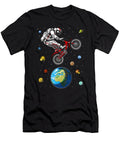Astronaut Bicycle Jumping Nikolay Todorov T-Shirt