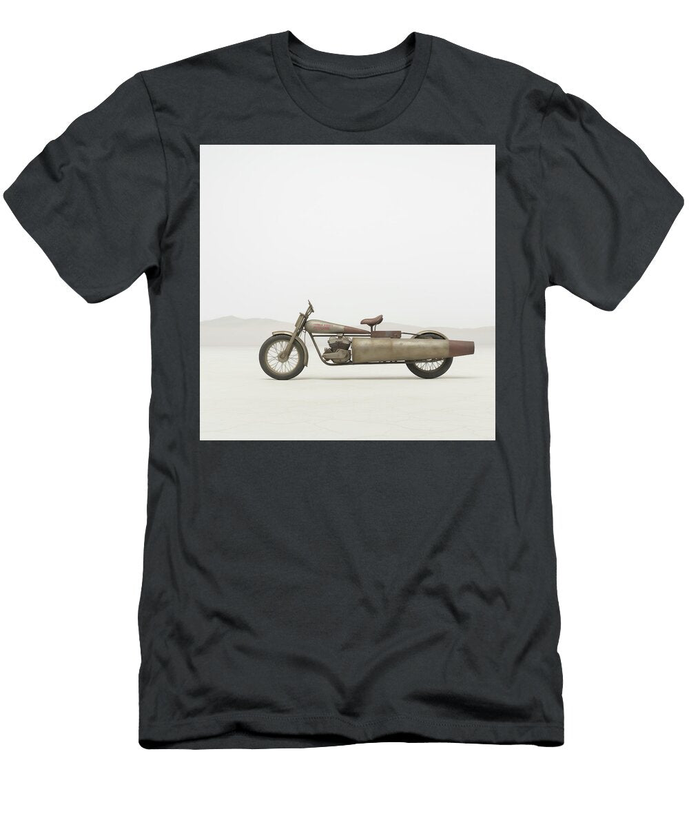 Atomic Age Tin Toy Rocket Motorcycle Yo Pedro T-Shirt
