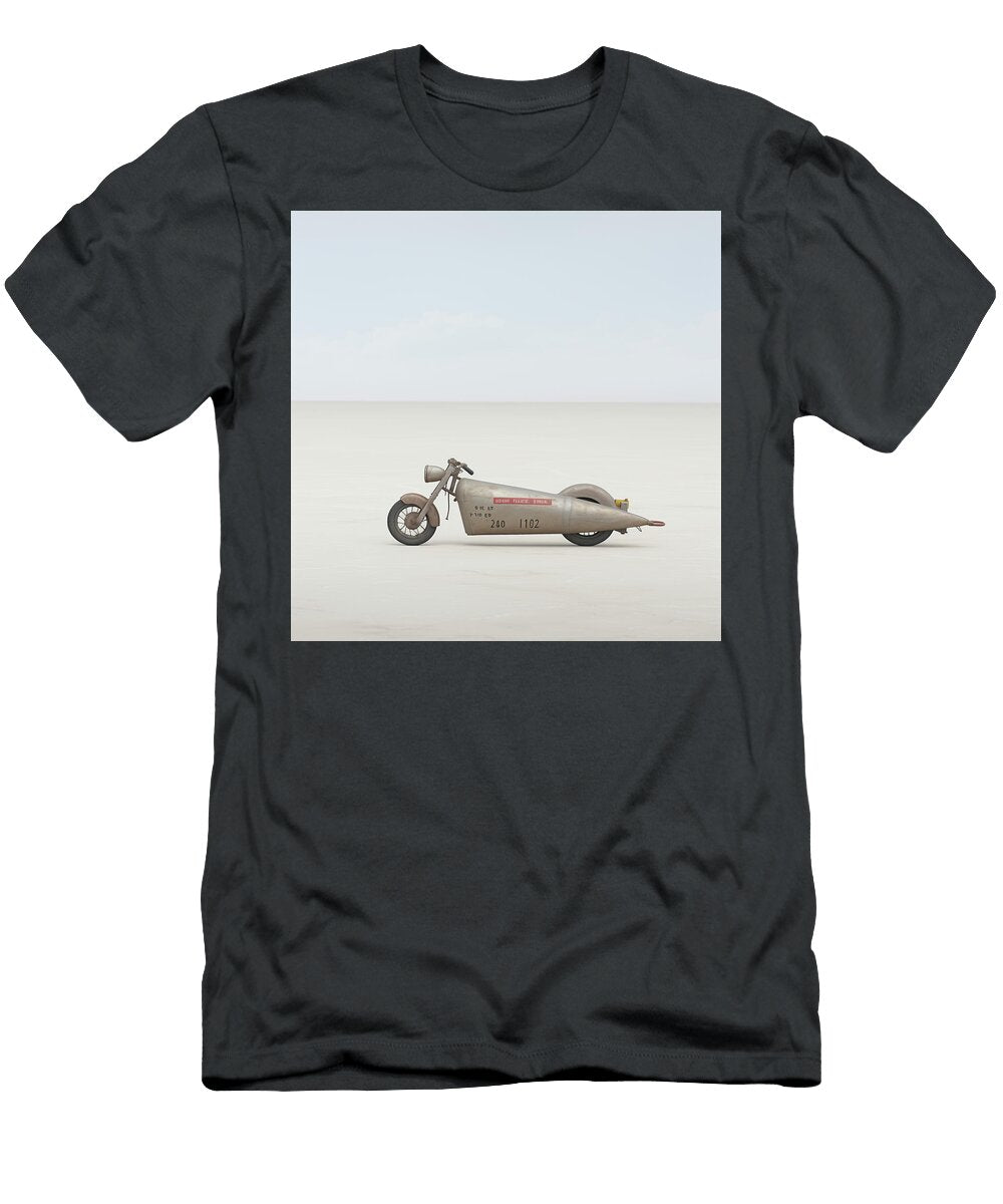 Atomic Tin Toy Rocket Motorcycle 240 Yo Pedro T-Shirt
