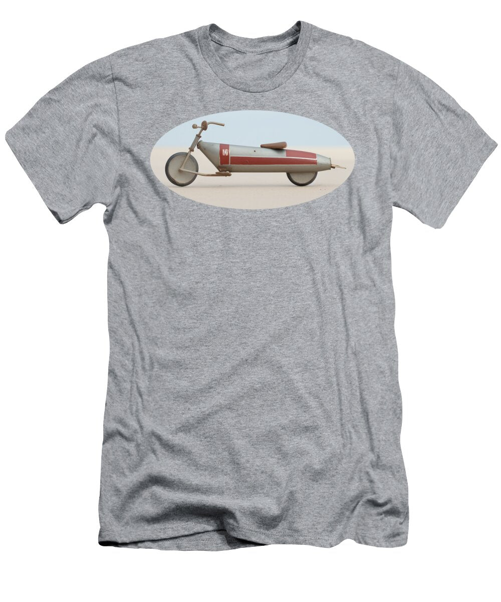 Atomic Toy Rocket Bike in Silver and Red Yo Pedro T-Shirt