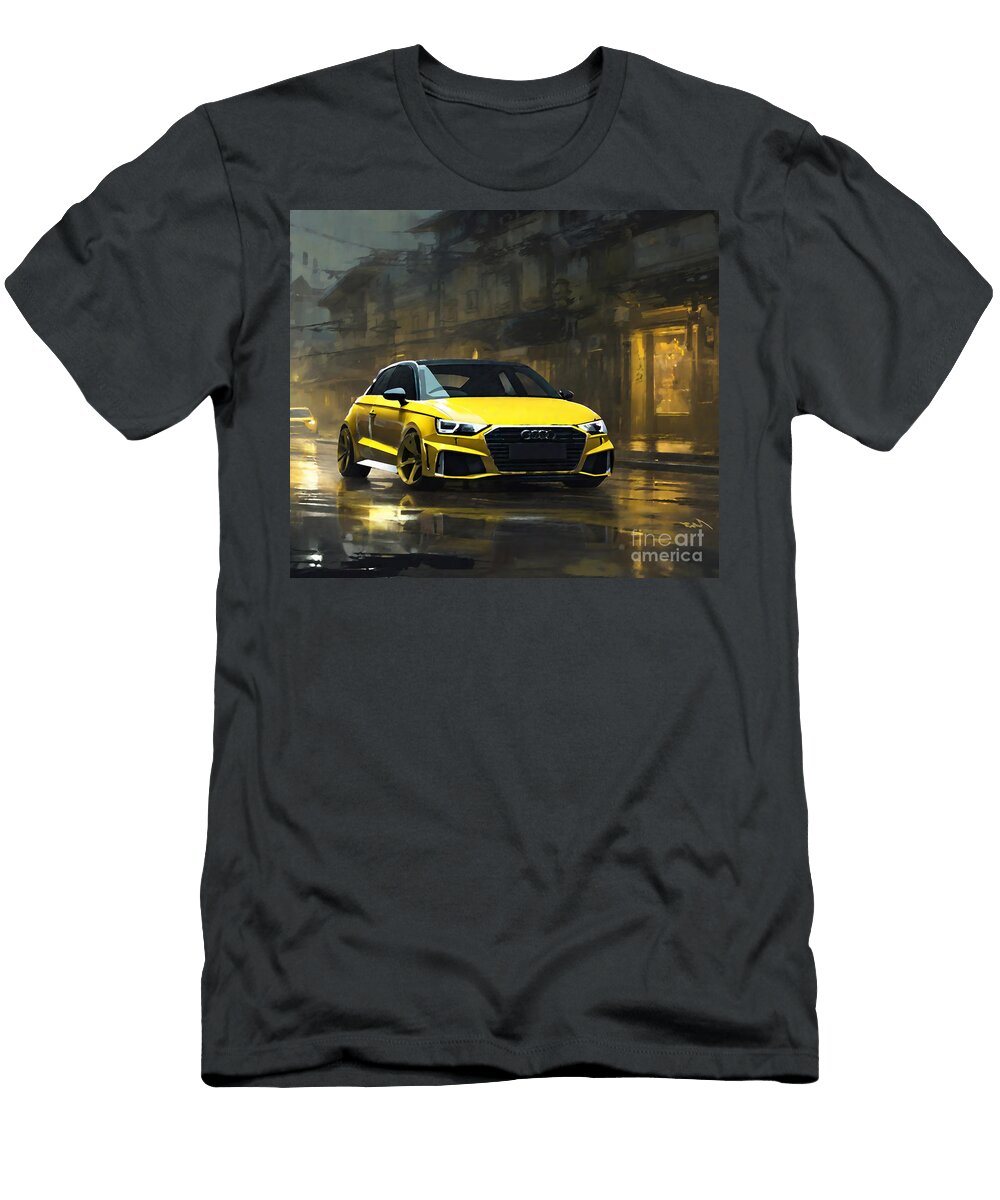 Audi A1 Abt 2020 Yellow Hatchback Exterior Cortez Schinner T-Shirt
