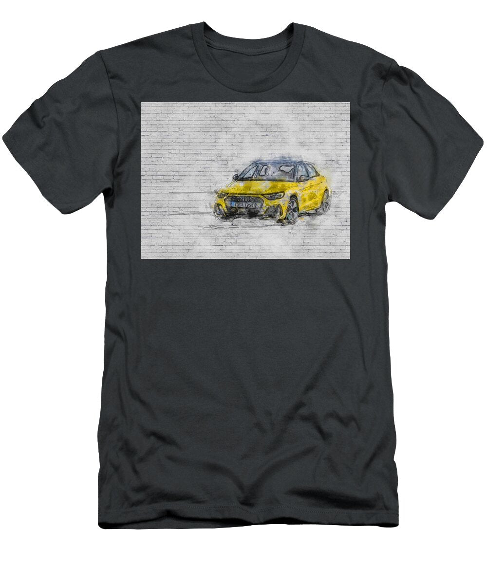 Audi A1 Sportback 2018 S Line Exterior New Yellow German Cars Hatchback Ashtyn Treutel T-Shirt