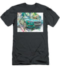 Audi A3 2013 Sedan Urban Vehicle Colorful Car Vibrant Teal Car Art Hollie Love T-Shirt