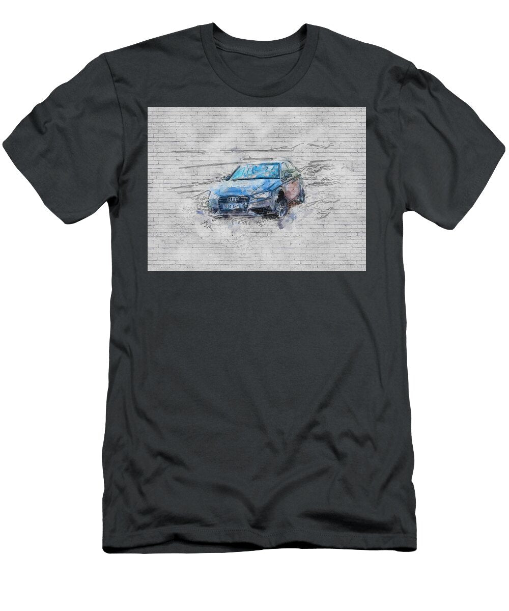 Audi A3 2017 Gray Hatchback Ashtyn Treutel T-Shirt