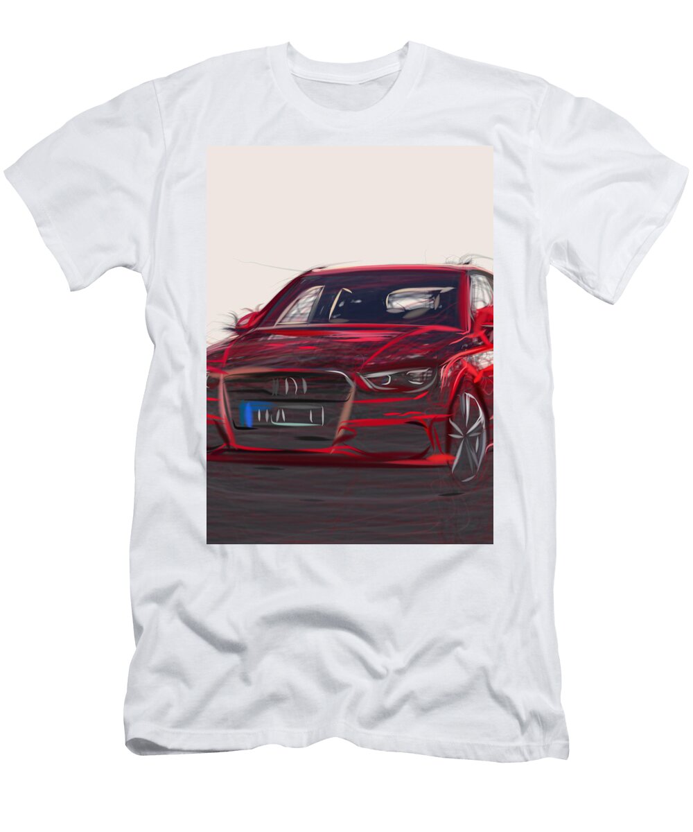 Audi A3 Hatchback Coupe 9387 Carstoon Concept T-Shirt