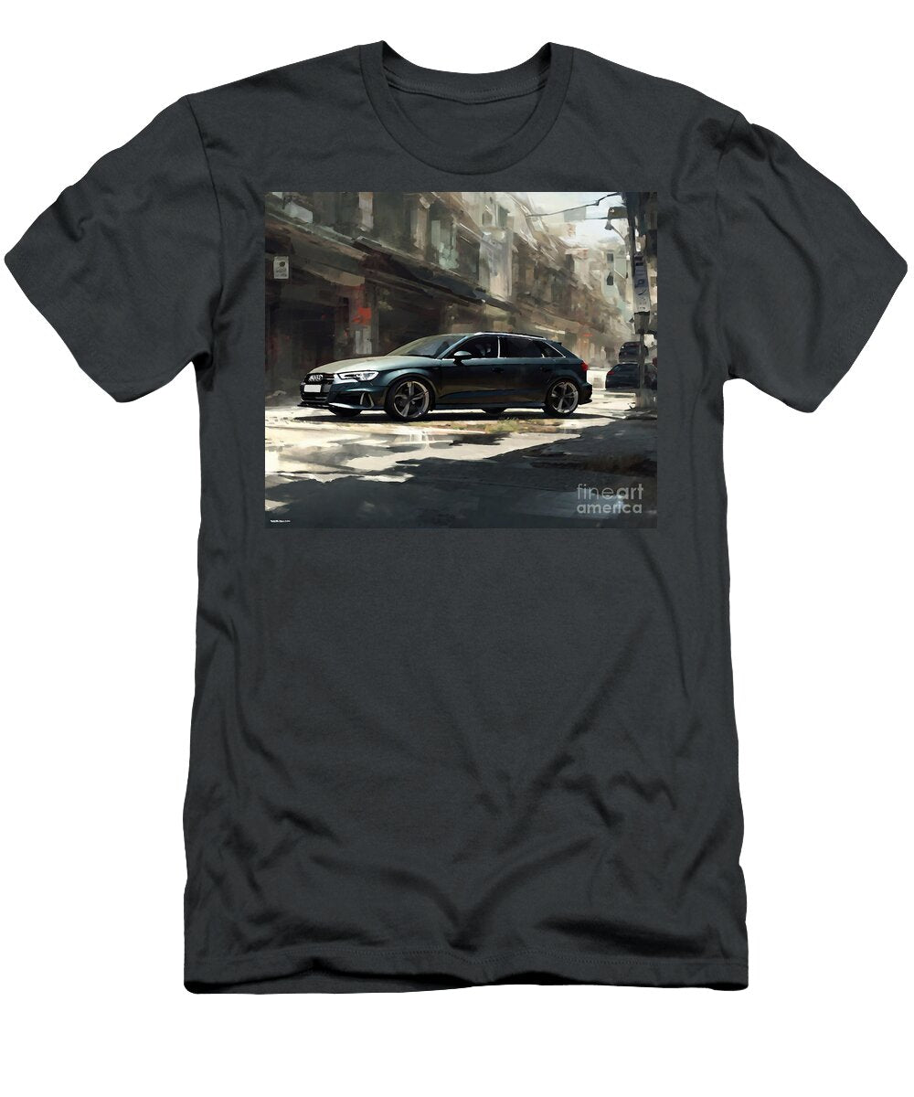 Audi A3 Sportback Hatchbacks 2020 Dark Cars Fantasy German Cortez Schinner T-Shirt