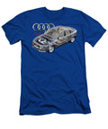 Audi A4 32 Fsi Quattro S Line Sedan Cutaway Automotive Art Vladislav Shapovalenko T-Shirt