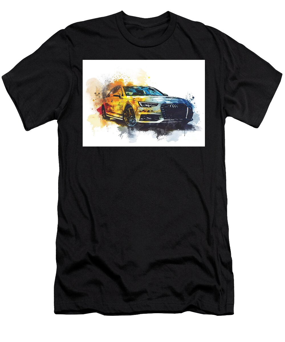 Audi A4 Auto Vibrant Colors Clark Leffler T-Shirt