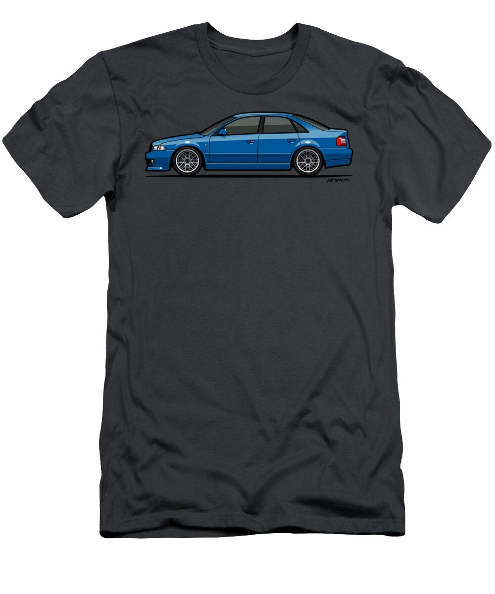 Audi A4 Quattro B5 Type 8d Sedan Nogaro Blue Monkey Crisis on Mars T-Shirt